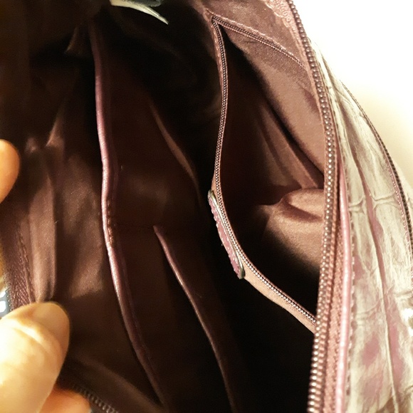 NICOLE MILLER PURPLE BAG WITH ADJUSTABLE STRAP - Picture 4 of 7